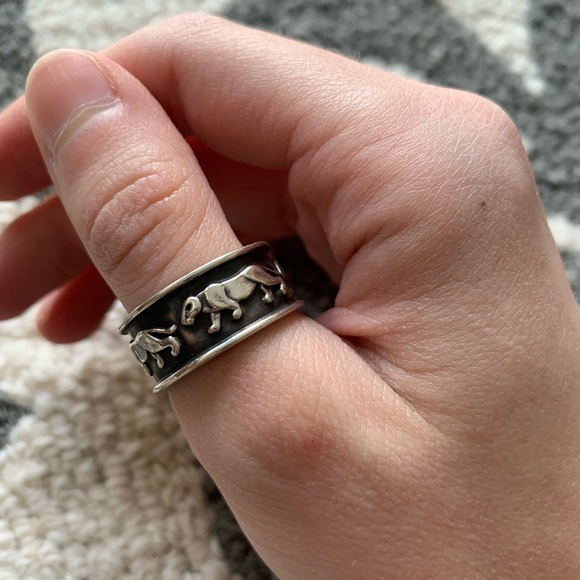 Amazing Sterling Silver Cigar Band - Picture 2 of 6